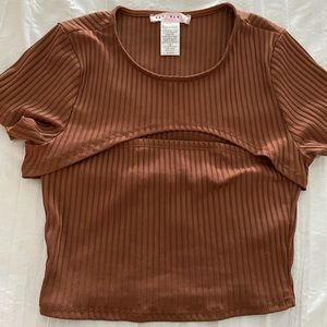 bronze 2 piece shirt